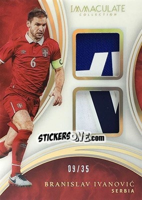 Sticker Branislav Ivanovic - Immaculate Soccer 2017 n. AD-BI - Panini