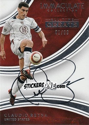 Sticker Claudio Reyna - Immaculate Soccer 2017 n. AT-CR - Panini