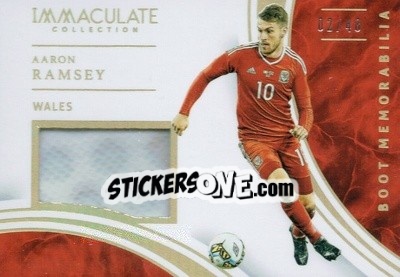 Sticker Aaron Ramsey - Immaculate Soccer 2017 n. BM-AR - Panini