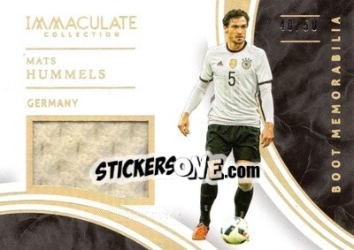Sticker Mats Hummels - Immaculate Soccer 2017 n. BM-MH - Panini