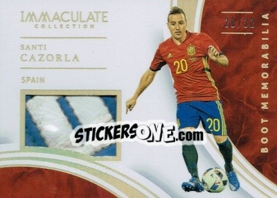 Sticker Santi Cazorla - Immaculate Soccer 2017 - Panini