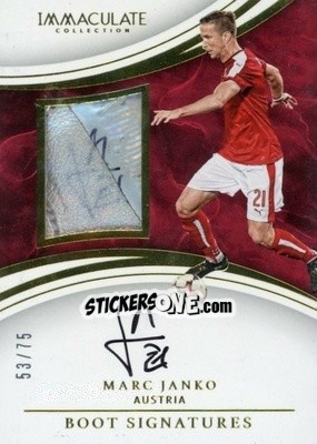 Sticker Marc Janko - Immaculate Soccer 2017 n. BS-MJ - Panini