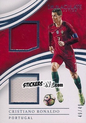Sticker Cristiano Ronaldo - Immaculate Soccer 2017 n. BR-CR7 - Panini