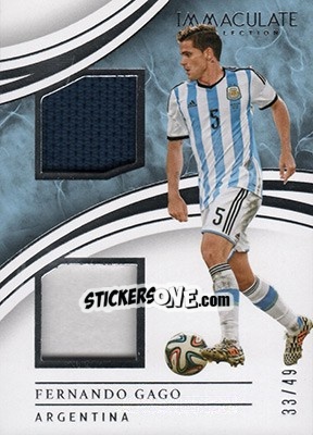 Sticker Fernando Gago - Immaculate Soccer 2017 n. BR-FG - Panini