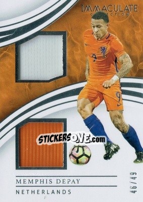 Figurina Memphis Depay - Immaculate Soccer 2017 - Panini