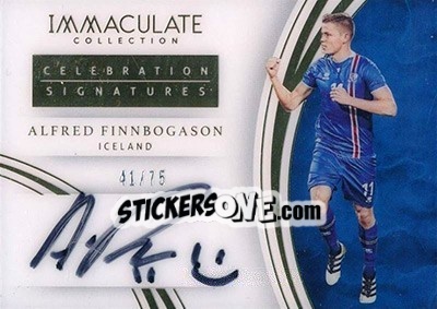 Figurina Alfred Finnbogason - Immaculate Soccer 2017 - Panini