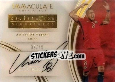 Sticker Arturo Vidal - Immaculate Soccer 2017 n. CS-AV - Panini