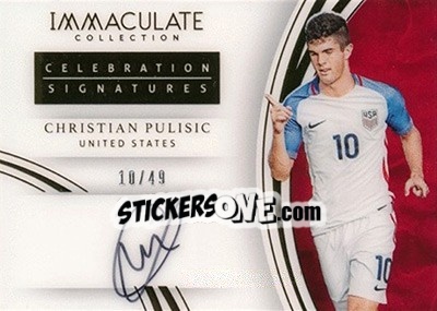 Sticker Christian Pulisic - Immaculate Soccer 2017 - Panini