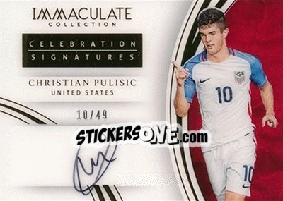 Sticker Christian Pulisic - Immaculate Soccer 2017 n. CS-CP - Panini