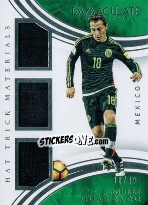 Sticker Andres Guardado - Immaculate Soccer 2017 - Panini