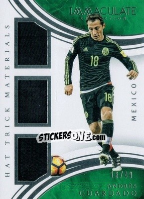 Cromo Andres Guardado - Immaculate Soccer 2017 - Panini