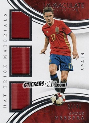 Sticker Ander Herrera - Immaculate Soccer 2017 n. HT-AH - Panini