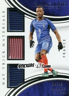 Sticker Patrice Evra - Immaculate Soccer 2017 - Panini
