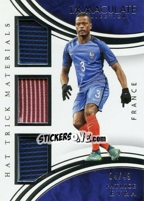 Sticker Patrice Evra - Immaculate Soccer 2017 n. HT-PEV - Panini