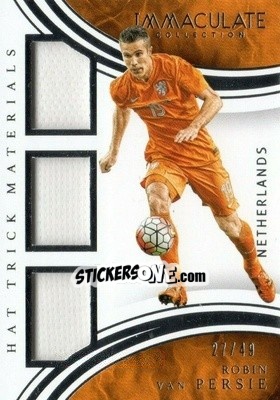 Sticker Robin van Persie - Immaculate Soccer 2017 n. HT-RVP - Panini