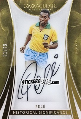 Sticker Pelé - Immaculate Soccer 2017 n. HS-P - Panini