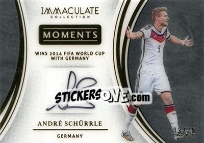 Sticker Andre Schurrle - Immaculate Soccer 2017 - Panini
