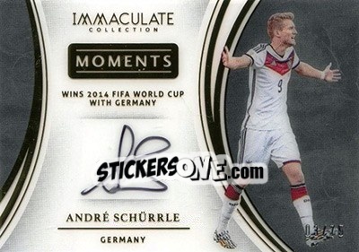 Sticker Andre Schurrle - Immaculate Soccer 2017 n. IM-ASC - Panini