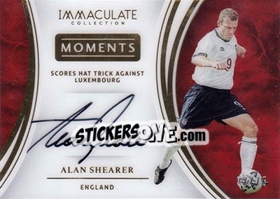 Figurina Alan Shearer - Immaculate Soccer 2017 - Panini