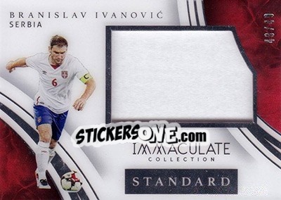 Sticker Branislav Ivanovic - Immaculate Soccer 2017 n. IST-BI - Panini