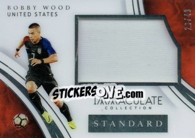 Sticker Bobby Wood - Immaculate Soccer 2017 - Panini