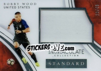 Cromo Bobby Wood - Immaculate Soccer 2017 - Panini