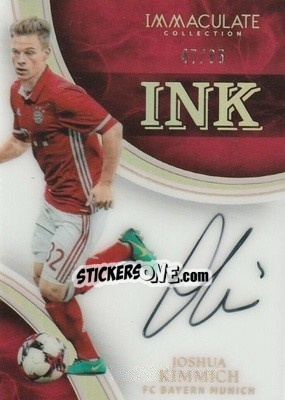 Sticker Joshua Kimmich - Immaculate Soccer 2017 n. I-JKI - Panini