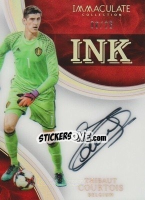 Sticker Thibaut Courtois - Immaculate Soccer 2017 - Panini