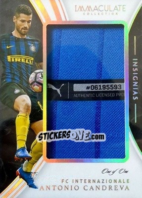 Sticker Antonio Candreva - Immaculate Soccer 2017 n. IN-ACA - Panini