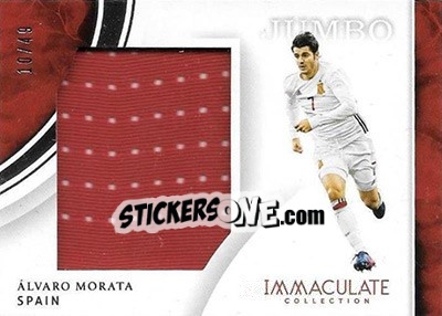 Sticker Alvaro Morata - Immaculate Soccer 2017 n. JM-AMO - Panini