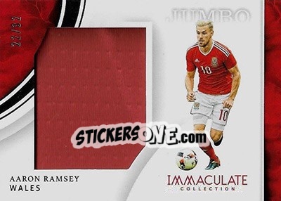Sticker Aaron Ramsey - Immaculate Soccer 2017 - Panini