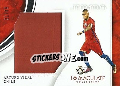 Sticker Arturo Vidal - Immaculate Soccer 2017 n. JM-AV - Panini