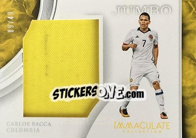 Sticker Carlos Bacca - Immaculate Soccer 2017 n. JM-CBA - Panini