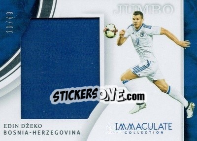 Sticker Edin Dzeko - Immaculate Soccer 2017 n. JM-EDZ - Panini