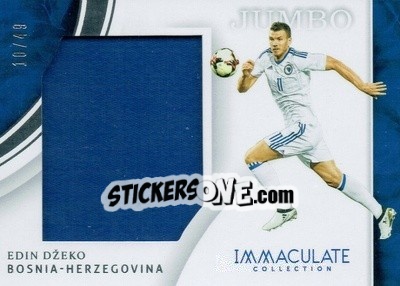 Sticker Edin Dzeko - Immaculate Soccer 2017 - Panini