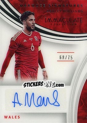 Sticker Ashley Williams - Immaculate Soccer 2017 n. MS-AW - Panini