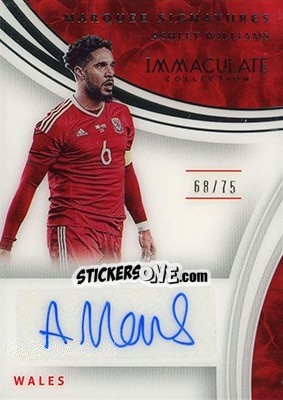 Figurina Ashley Williams - Immaculate Soccer 2017 - Panini