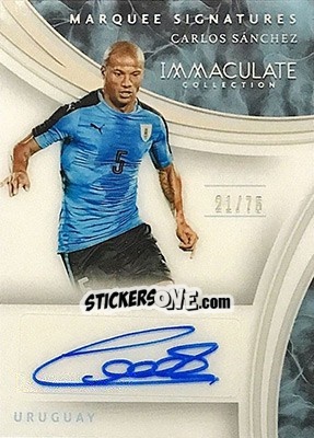 Sticker Carlos Sanchez - Immaculate Soccer 2017 n. MS-CS - Panini
