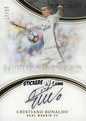 Sticker Cristiano Ronaldo - Immaculate Soccer 2017 n. M-CR7 - Panini