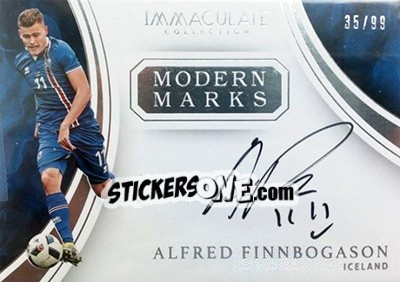 Sticker Alfred Finnbogason - Immaculate Soccer 2017 - Panini