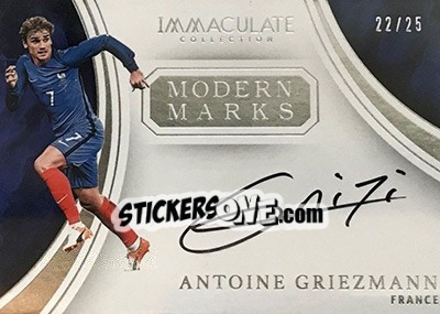 Figurina Antoine Griezmann - Immaculate Soccer 2017 - Panini