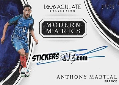 Sticker Anthony Martial - Immaculate Soccer 2017 n. MM-AM - Panini