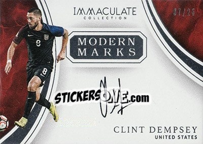 Sticker Clint Dempsey - Immaculate Soccer 2017 n. MM-CD - Panini