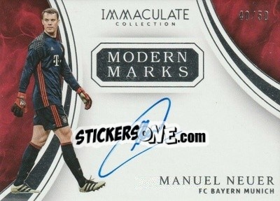 Sticker Manuel Neuer - Immaculate Soccer 2017 n. MM-MN - Panini