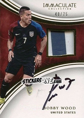 Sticker Bobby Wood - Immaculate Soccer 2017 n. P-BW - Panini