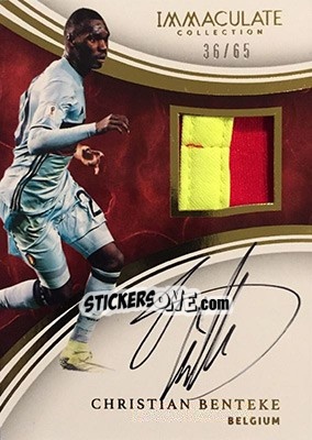 Sticker Christian Benteke - Immaculate Soccer 2017 n. P-CB - Panini
