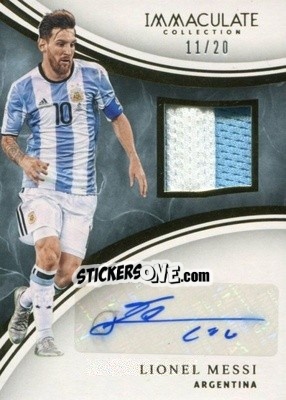 Sticker Lionel Messi - Immaculate Soccer 2017 n. P-LM - Panini