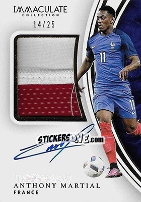 Sticker Anthony Martial - Immaculate Soccer 2017 - Panini
