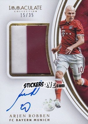 Sticker Arjen Robben - Immaculate Soccer 2017 n. PP-ARO - Panini