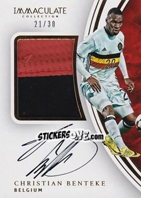 Sticker Christian Benteke - Immaculate Soccer 2017 n. PP-CB - Panini